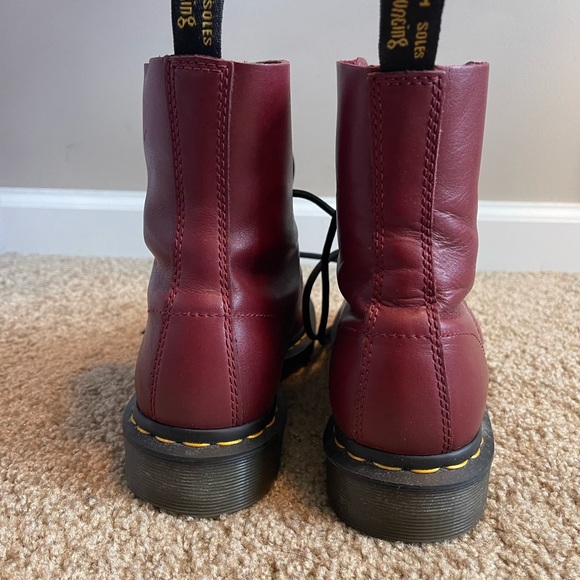 Size 7 Red 1460 Pascal Doc Martens combat boots - Picture 4 of 8